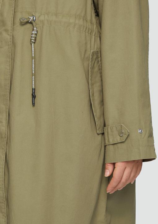 Produktbild S.Oliver Outdoor-Jacke Kapuzenparka aus Baumwolle mit Tunnelzug in der Taille (52)