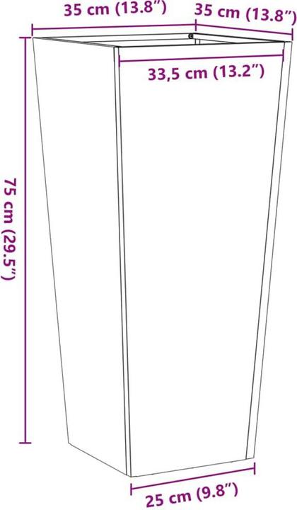Produktbild vidaXL Pflanzkübel