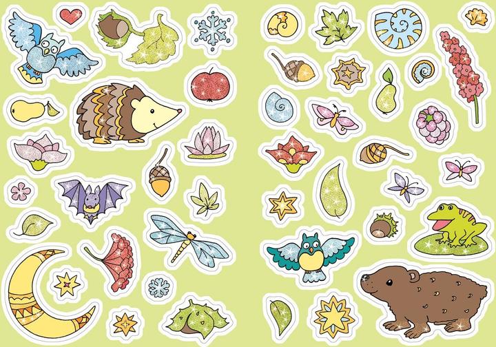 Immagine prodotto Tessloff Libro da colorare con adesivi glitterati. Animali magici