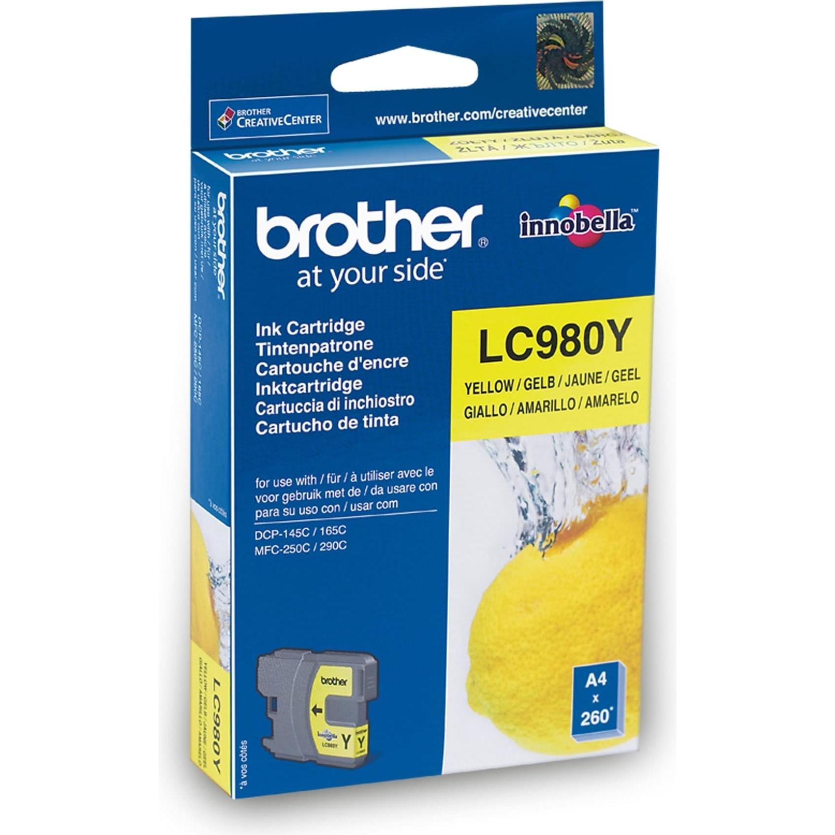 Brother, Druckerpatrone, Lc-980y (Y)