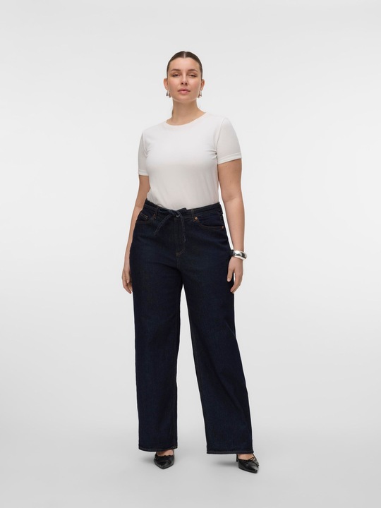 Actual product image Vero Moda VMCTESSA Hohe Taille Weiter Beinschnitt Jeans Weit geschnitten (W48/L32)
