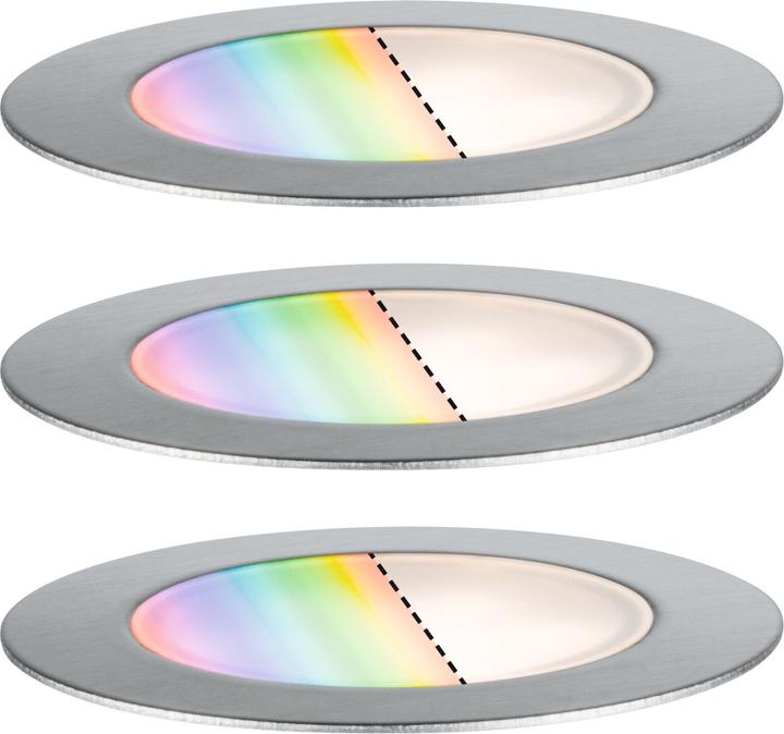 Produktbild Paulmann 94752 Beleuchtungssystem Plug & Shine LED-Ausseneinbauleuchten Basis-Set LED 6 W (100 lm, IP67)