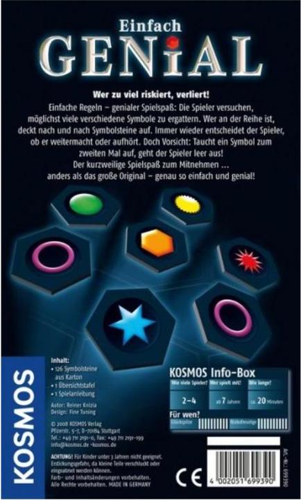 Actual product image Kosmos Simply ingenious (German)