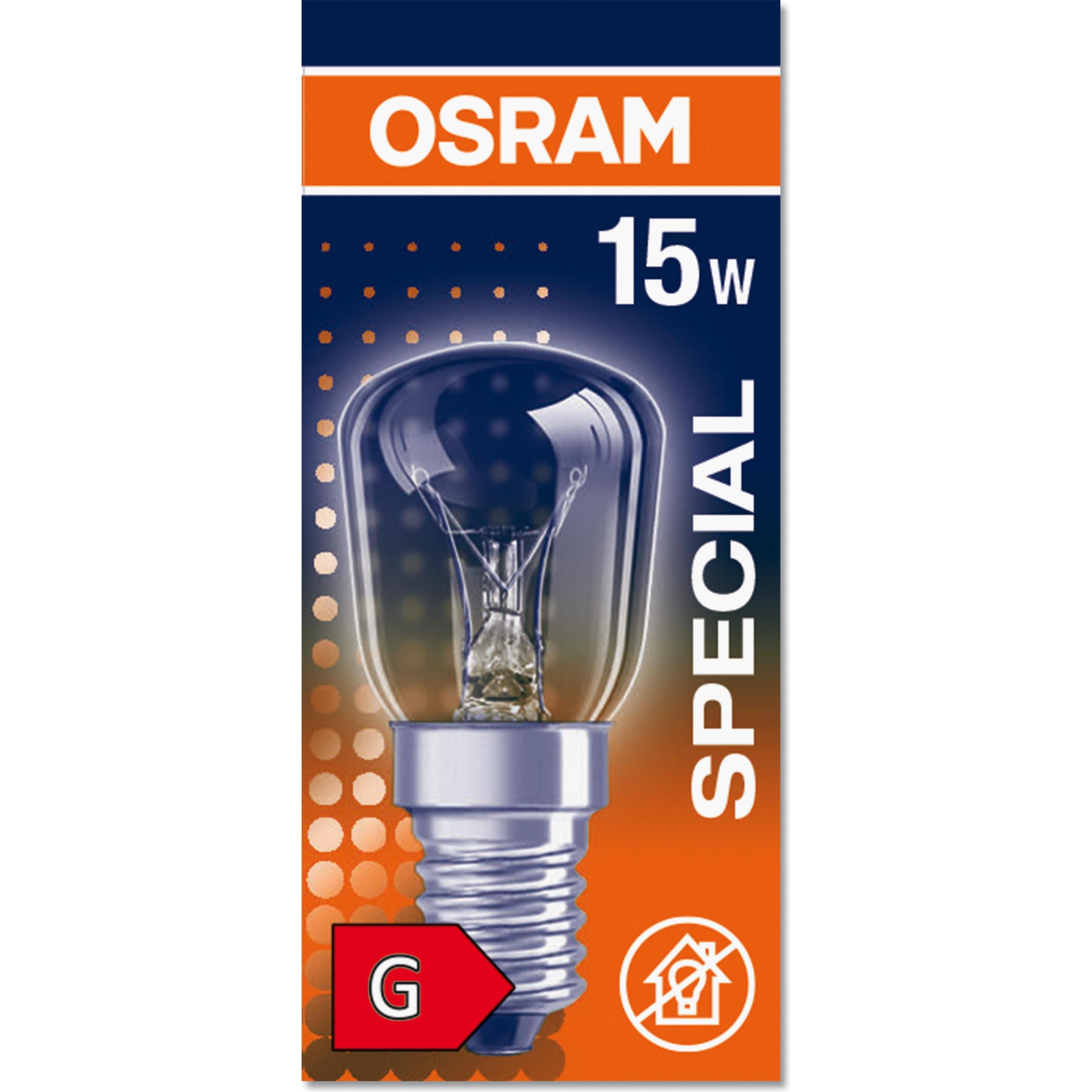 Thumbnail - 10x Osram, Leuchtmittel, Ofenlampe Special (E14, 15 W, 85 lm, 1 x, G)