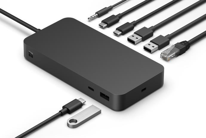 Produktbild Microsoft Surface Thunderbolt 4 Dock (Thunderbolt, 8 Ports)