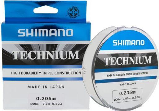 Actual product image Shimano Technium High Durability Triple Construction (3.20 kg, 0.14 mm)