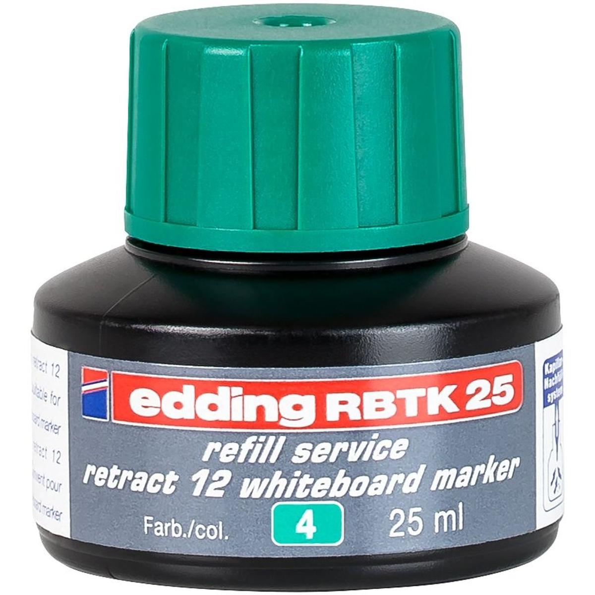 Edding, Marker, Nachfülltusche 25ml grün (Grün, 1 x)