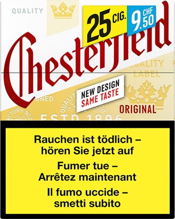 Actual product image Chesterfield Original Big Pack (8 pcs.)