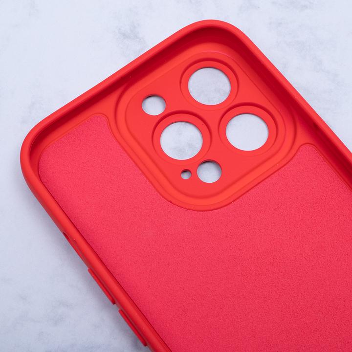 Image du produit OEM Coque silicone Mag pour iPhone 16 6,1" rouge (Apple iPhone 16)