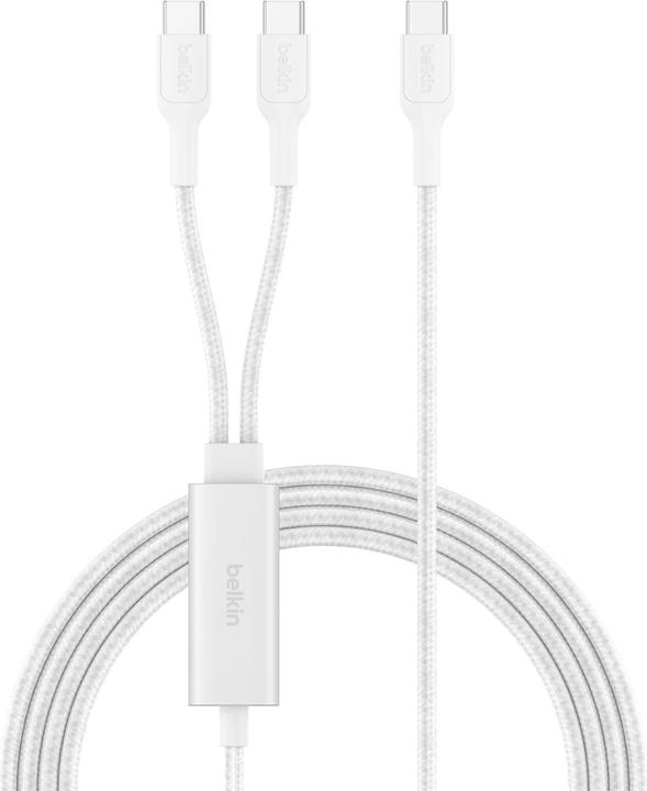Image du produit Belkin BOOSTCHARGE Pro 140W 1,5m USB-C Kabel weiss CAC004hq1.5MWH (1.50 m, USB 2.0, 140 W)