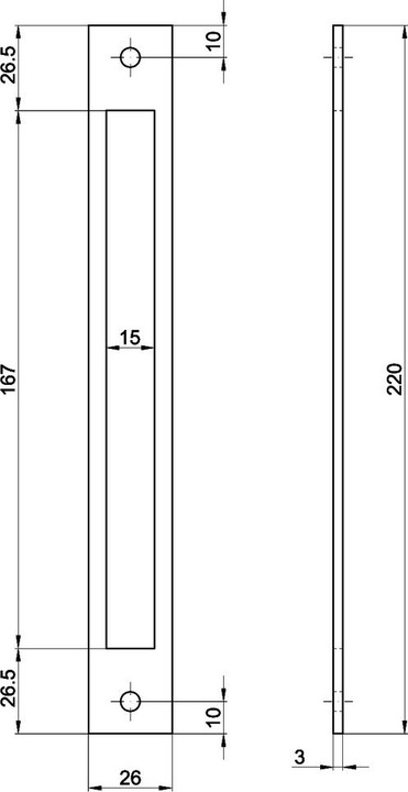 Actual product image MSL Base plate B-1921 (Door set)