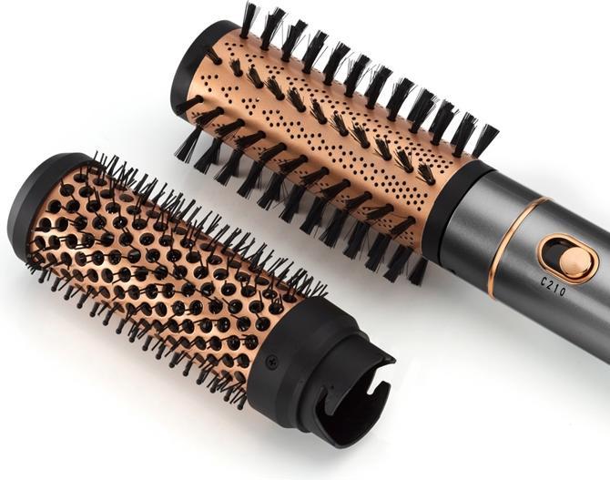 Immagine prodotto OBH Nordica Keratin Care Hot Air Styler Spazzola ad aria calda Oro caldo, Acciaio inossidabile 3 m