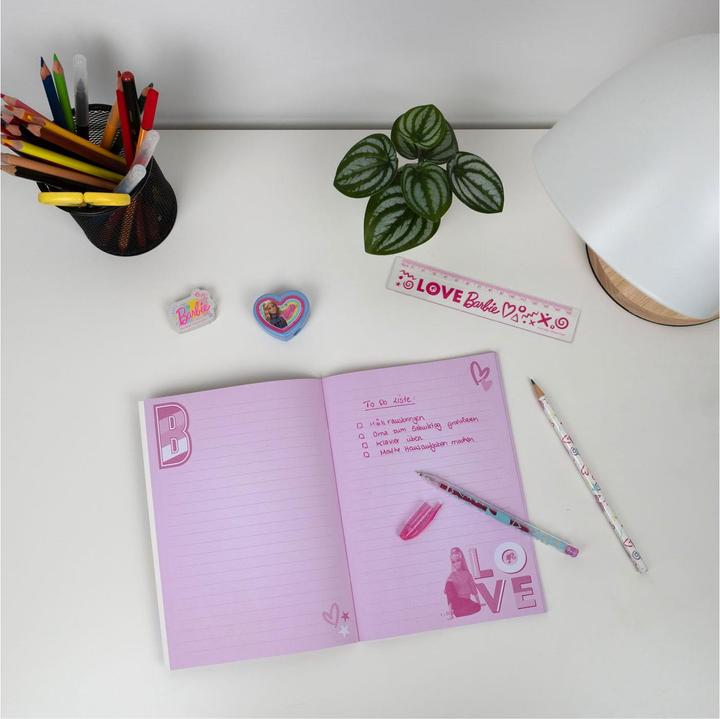 Image du produit Undercover Ensemble de carnets Barbie, 7 pcs. (À rayures, Couverture souple)
