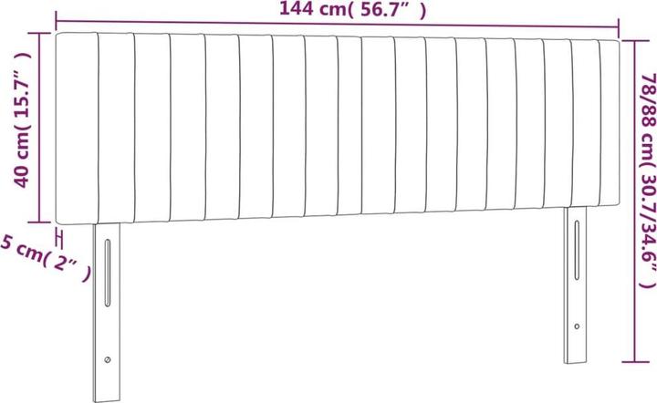 Actual product image vidaXL Delicia (144 x 5 x 88 cm)