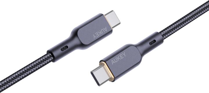 Produktbild Aukey USB-C Cable, 100W, 1m - Black (1 m, USB 2.0, 100 W)