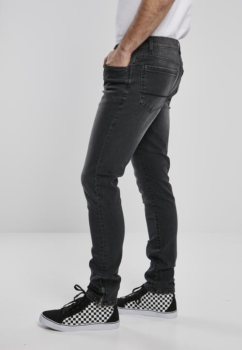 Produktbild Urban Classics Slim Fit Zip Jeans (W32/L32)