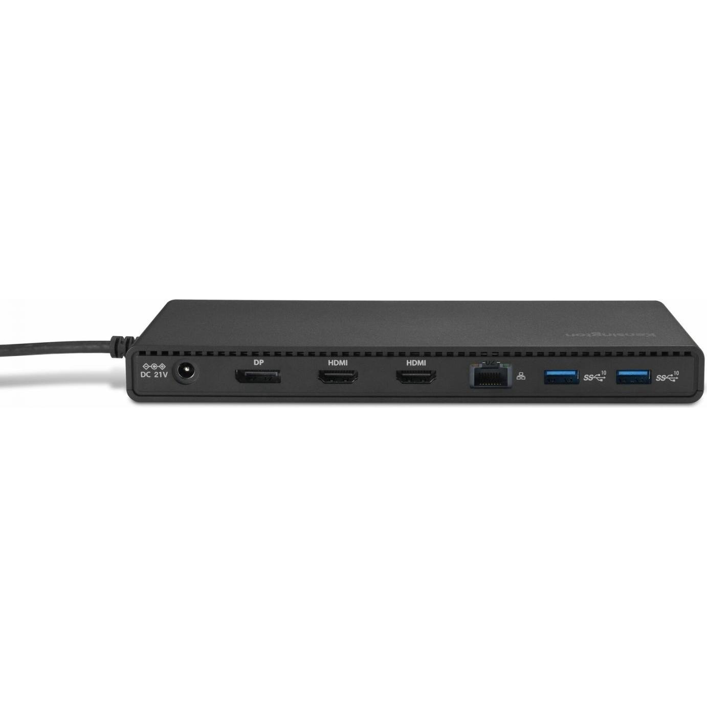 Thumbnail - Kensington SD4842P USB-C ECO TR (3 Ports), Dockingstation + USB Hub, Schwarz
