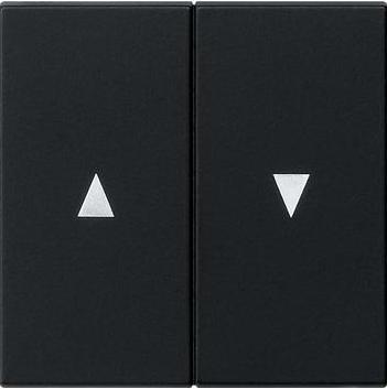 Produktbild Gira Wippe 2f Pfeilsym. 0294005 System 55 sw-matt