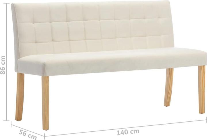 Image du produit vidaXL Bank (140 cm)