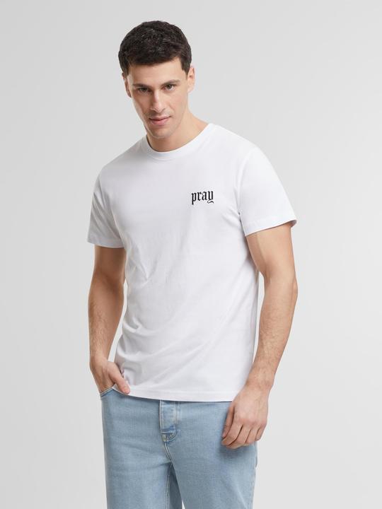 Produktbild Miss Tee Pray Old English Wording EMB Tee - 191349 (XL)