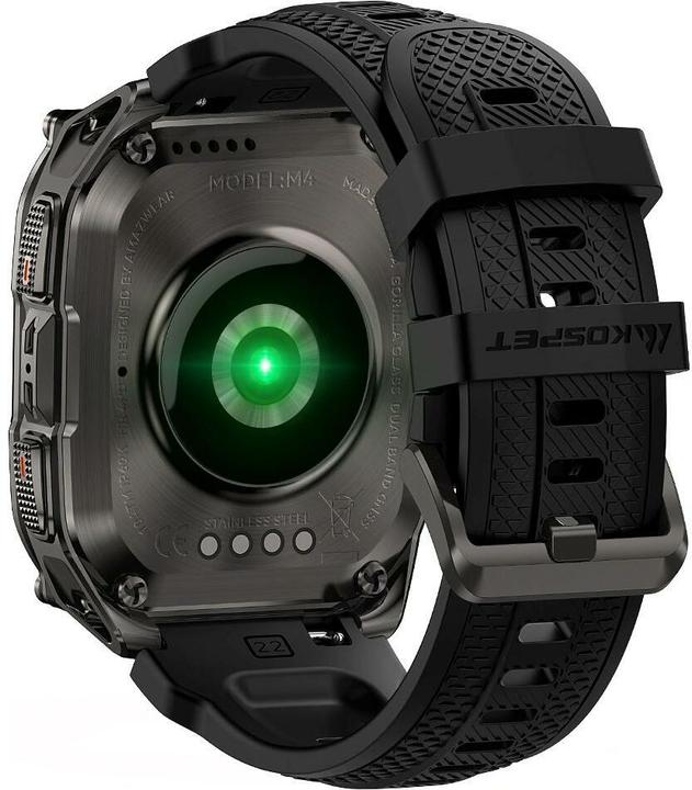 Actual product image Kospet Smartwatch Tank M4 Schwarz