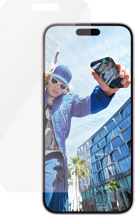 Actual product image PanzerGlass Classic Fit (1 Piece, Apple iPhone 16 Plus)