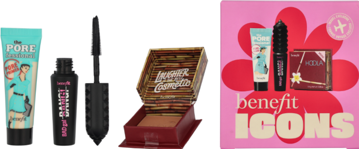 Image du produit BeneFit Cosmetics Benefit Icons 3-Piece Miniature Set 0.25 Oz Primer + 0.14 Oz Badgal (Set maquillage)