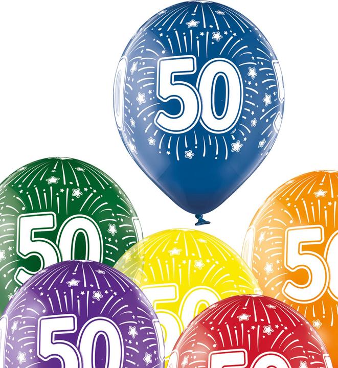 I Am Creative Let’s Celebrate, Luftballone Zahl (6x)