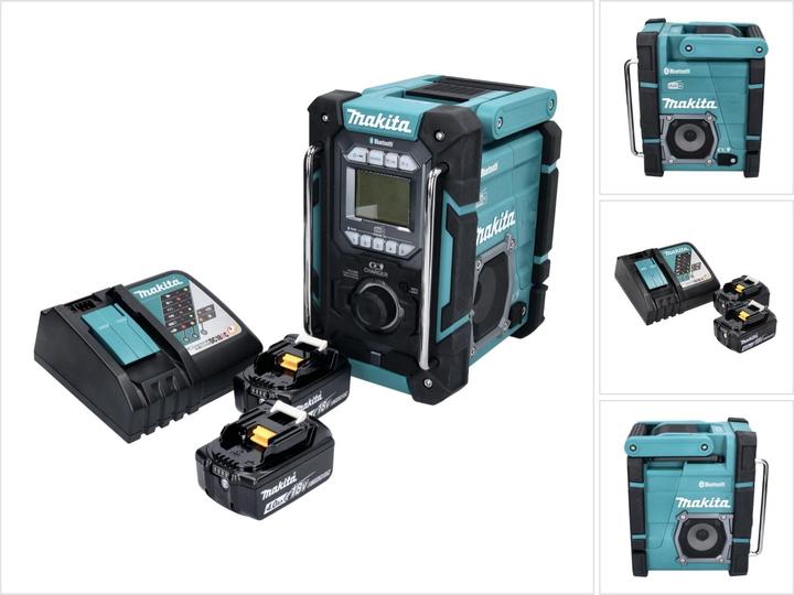 Actual product image Makita DMR 301 RM Battery construction site radio 12 V max. - 18 V DAB / DAB+ / Bluetooth + 2x (AM, DAB+, DAB, FM, Bluetooth)