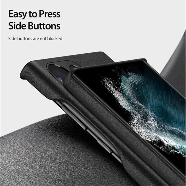 Produktbild Dux Ducis Hivo-Hülle für Samsung Galaxy S23 Ultra mit Flip-Wallet-Ständer, RFID-blockierend, Schwarz (Samsung Galaxy S23 Ultra)