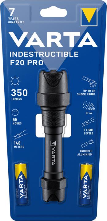 Varta Indestructible F20 Pro (16.70 cm, 350 lm)