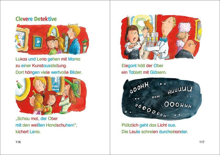 Produktbild Lesenlernen in 3 Schritten - Die schönsten Krimigeschichten (Deutsch, 2020)