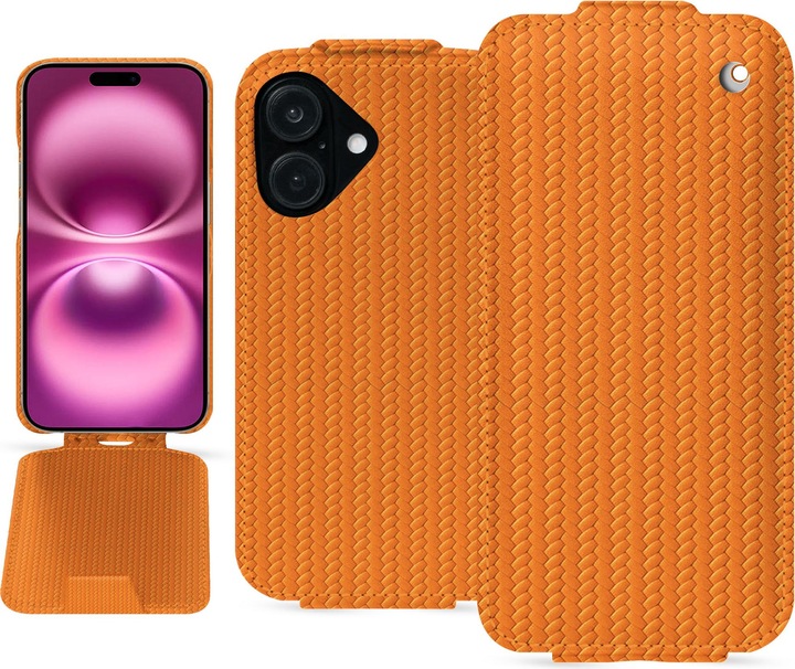 Produktbild Noreve Lederschutzhülle vertikal (Apple iPhone 16 Plus)