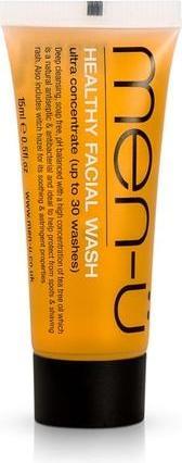 Men-ü men-u Healthy Facial Wash Buddy Tube UltraConcentrate Healthy Face Cleanser 15ml (Reinigungstücher Gesicht, 15 ml)