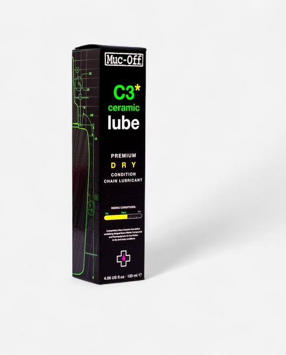Actual product image Muc-Off C3 Dry Ceramic Lube 120ml (120 ml, Chain oil)