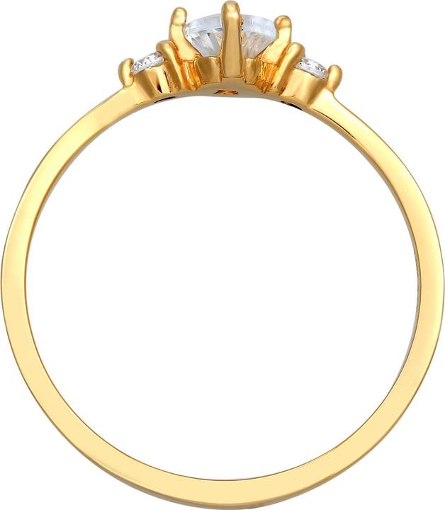 Immagine prodotto Elli Anello Zirconia Ovale di Fidanzamento Argento 925 (56, 925 Argento)