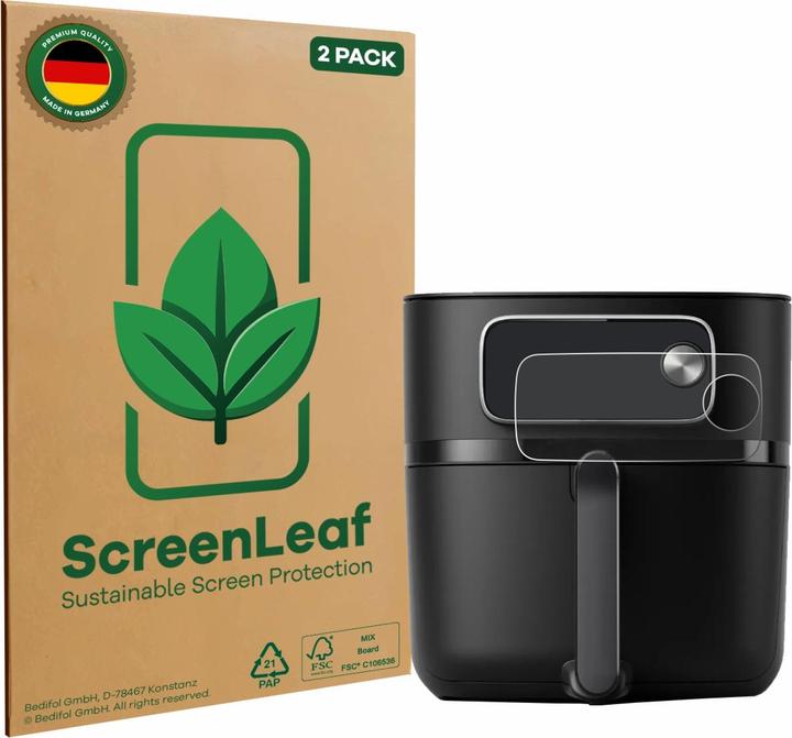 Actual product image ScreenLeaf Screen Protector sustainable Screen Protection, clear, anti-scratch