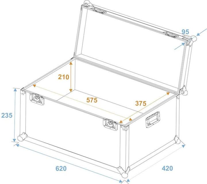 Actual product image Roadinger UniversalTransportCase 60x (Universal)