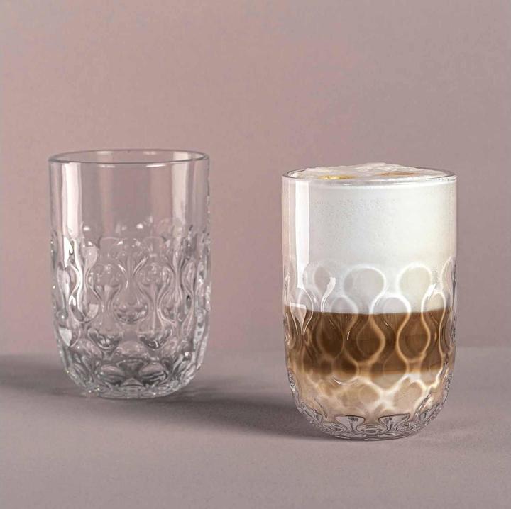 Produktbild Leonardo Cappuccino Becher Gocce 2 380 ml, 2 Stück (390 ml, 1x)