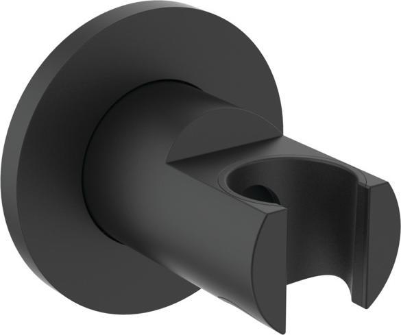Ideal Standard Supporto a muro Idealrain Round silk nero BC806XG