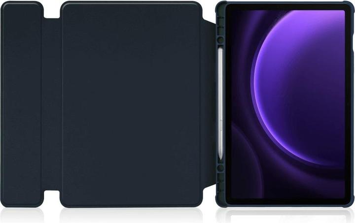 Image du produit Cover-Discount Galaxy Tab S9 FE - Étui pour tablette à 360 degrés bleu foncé (Galaxy Tab S9 FE)