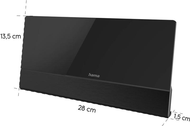 Image du produit Hama Premium (Antenne plate, 55 dB, DVB-T / -T2, UKW / MW / LW, DAB/DAB+)