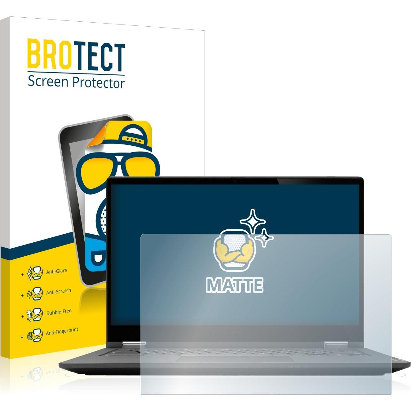 BROTECT Entspiegelungs-Schutzfolie Displayschutz Matt (13"), Notebook Schutzfolie