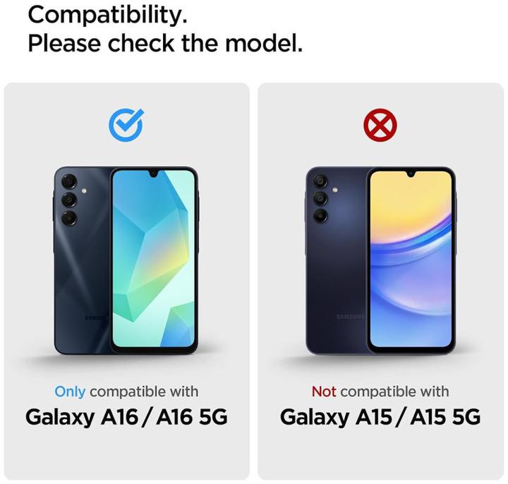 Produktbild Spigen GLAS.tR Slim (2 Stück, Samsung Galaxy A16, Oppo A17 4G)