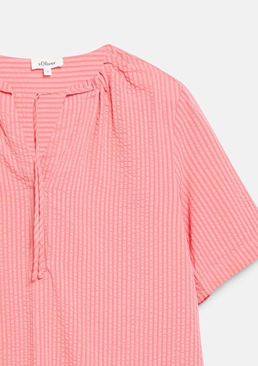 Immagine prodotto s.Oliver Strukturierte Viskosemix-Bluse mit Raffung (46)