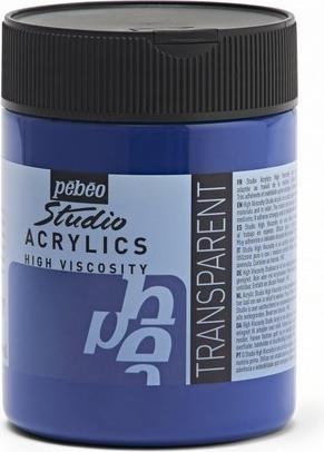 Actual product image Pebeo Studio Acrylics fine acrylic (Phthalocyanine blue, 500 ml)