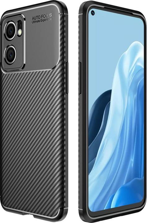 Immagine prodotto Cover-Discount OPPO Find X5 Lite - Custodia in fibra di carbonio nera (Oppo Find X5 Lite)