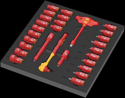Actual product image Wera Foam insert 8007 B Cyclops VDE Set 1 9726