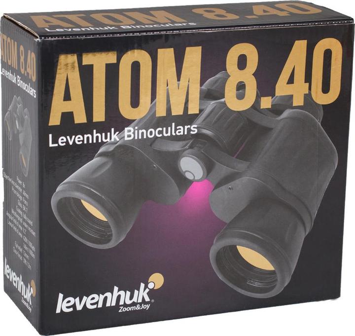 Image du produit Levenhuk Atom 8x40 Prisme de Porro compact Étanche (8 x, 40 mm)