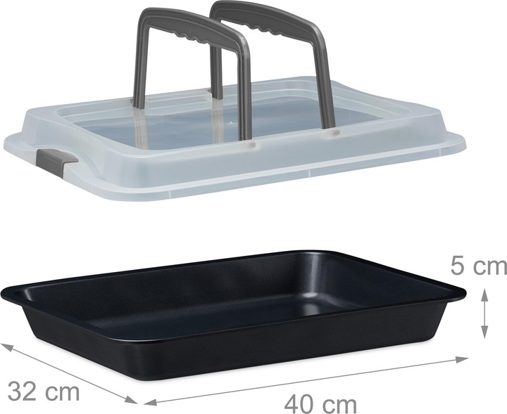 Actual product image Relaxdays Baking tray